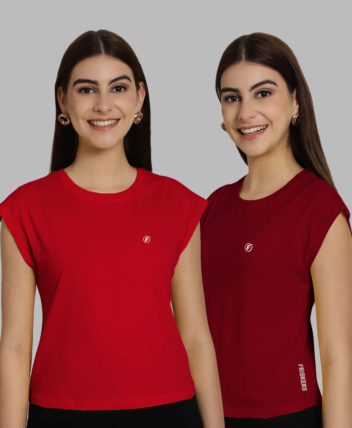 Women Casual Fit Pure Cotton T-Shirt - Friskers