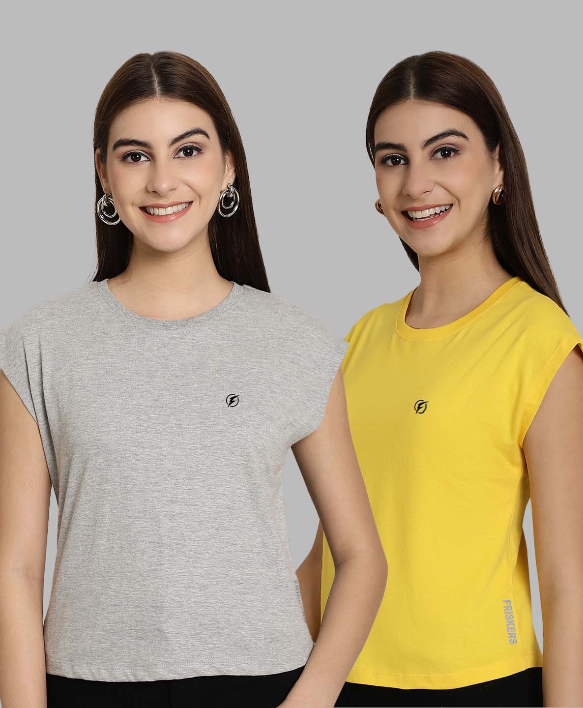 Women Casual Fit Pure Cotton T-Shirt - Friskers