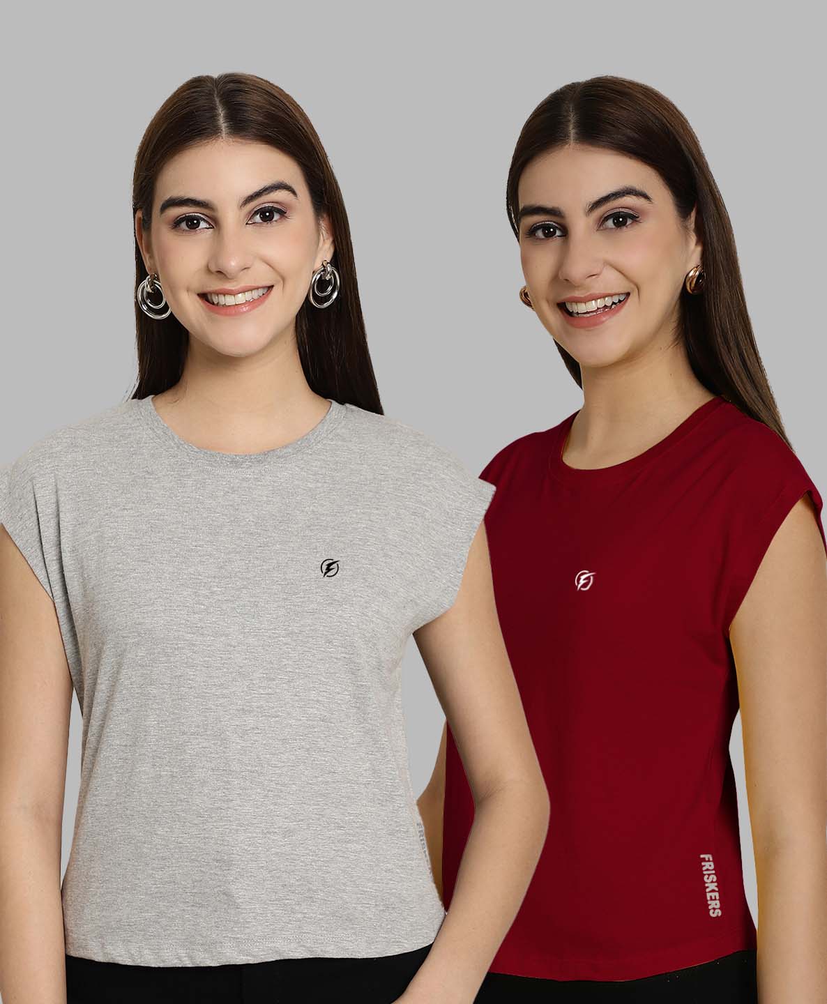 Women Casual Fit Pure Cotton T-Shirt - Friskers