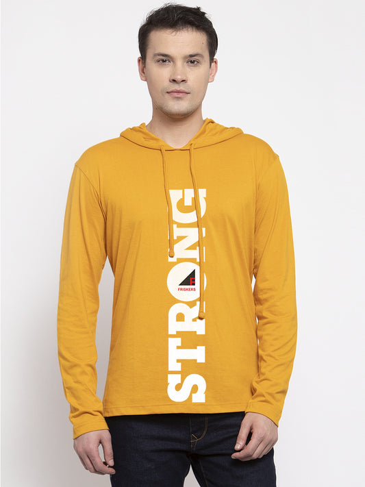 Men's Strong Full sleeves Hoody T-Shirt - Friskers