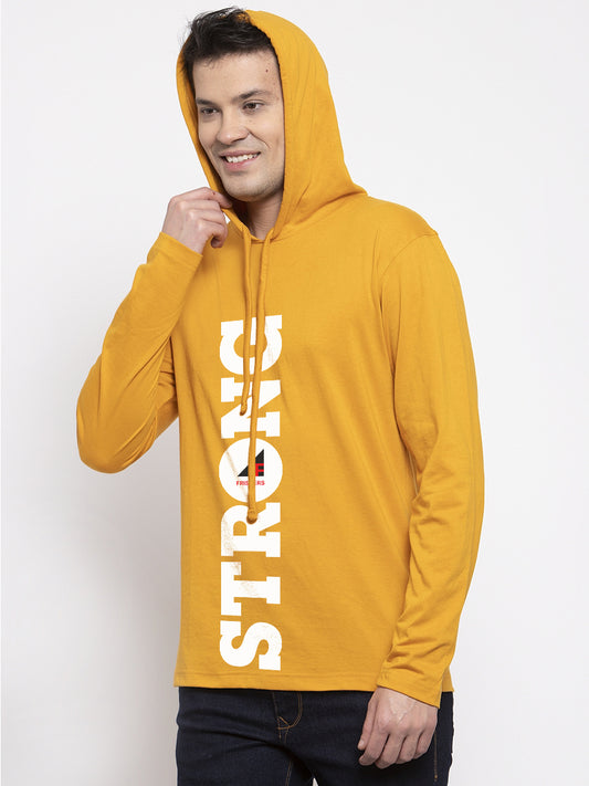 Men's Strong Full sleeves Hoody T-Shirt - Friskers