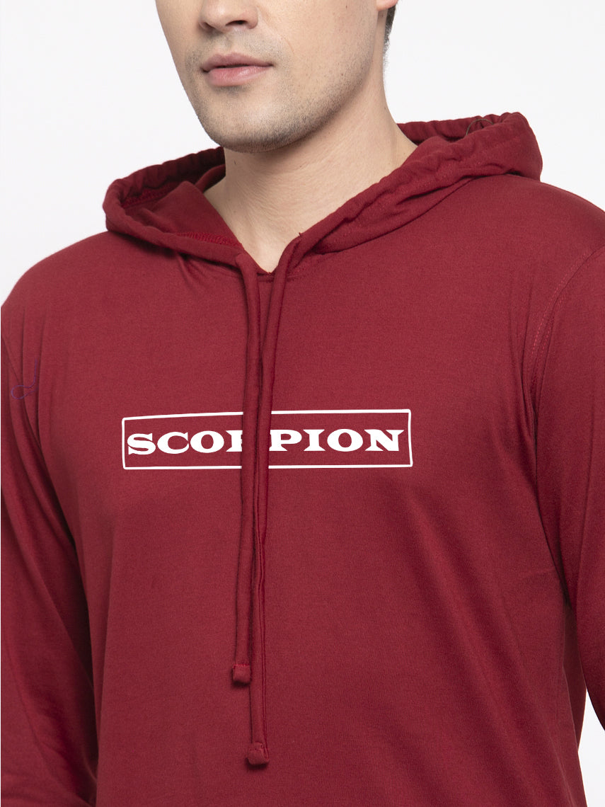 Men's Scorpion Full sleeves Hoody T-Shirt - Friskers