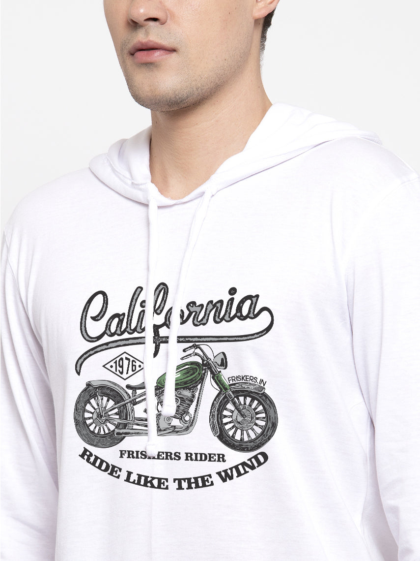 Men's California Full sleeves Hoody T-Shirt - Friskers