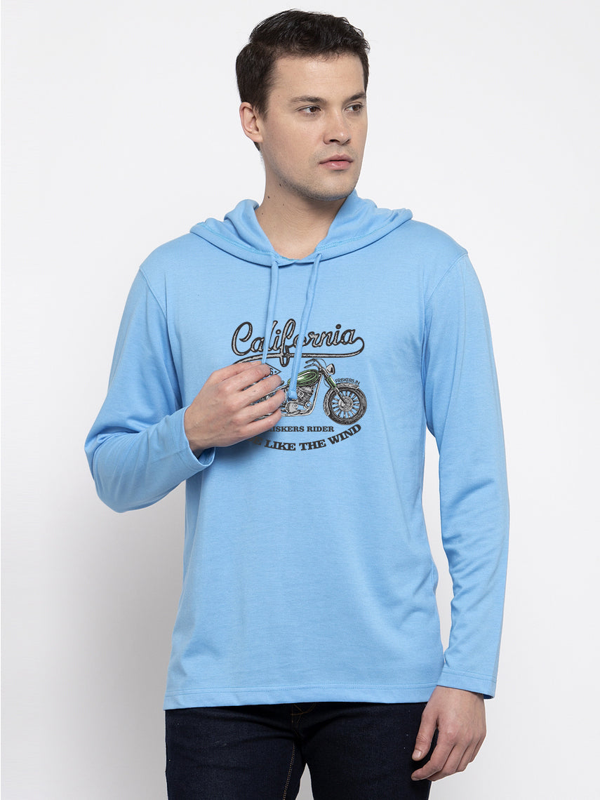Men's California Full sleeves Hoody T-Shirt - Friskers