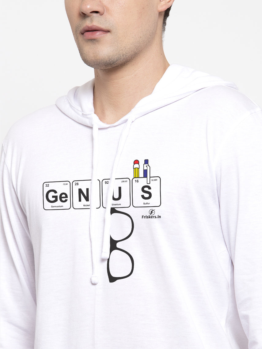 Men's Genius Full sleeves Hoody T-Shirt - Friskers