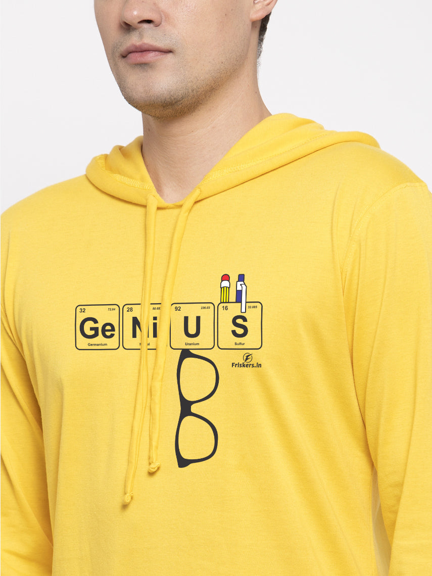 Men's Genius Full sleeves Hoody T-Shirt - Friskers
