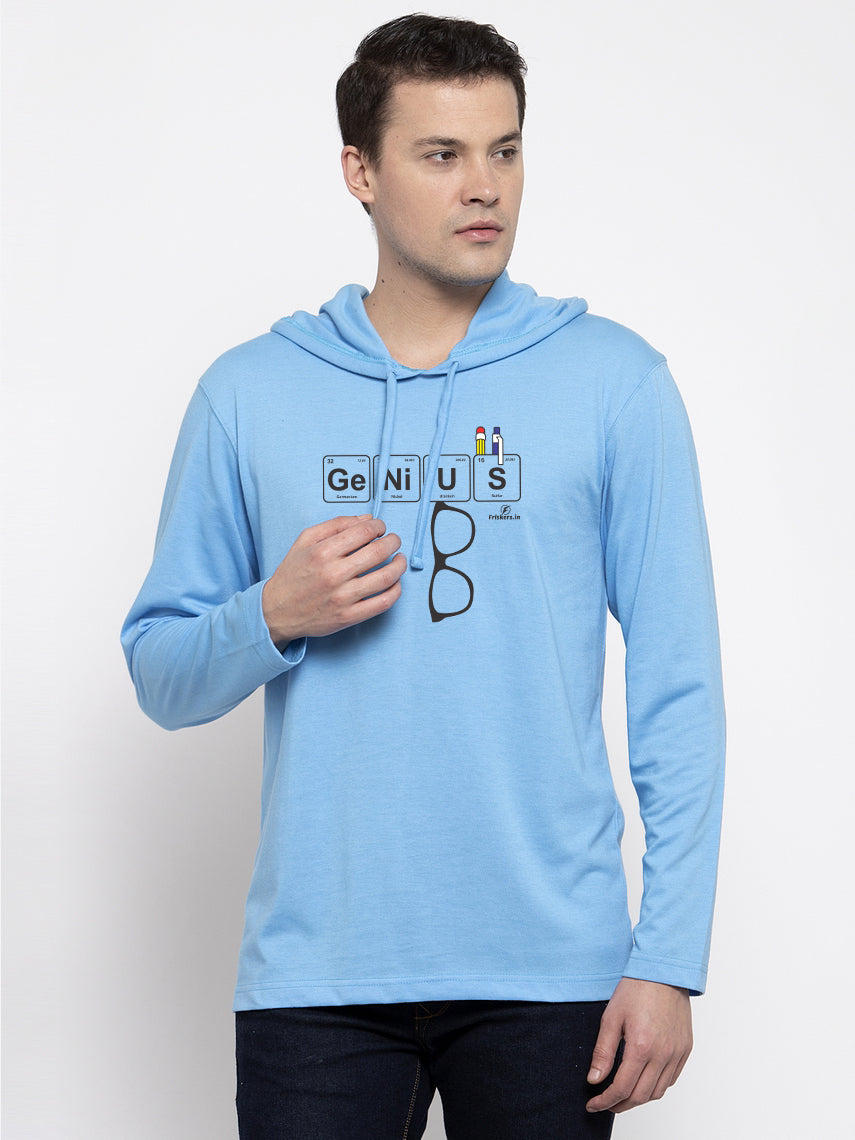 Men's Genius Full sleeves Hoody T-Shirt - Friskers