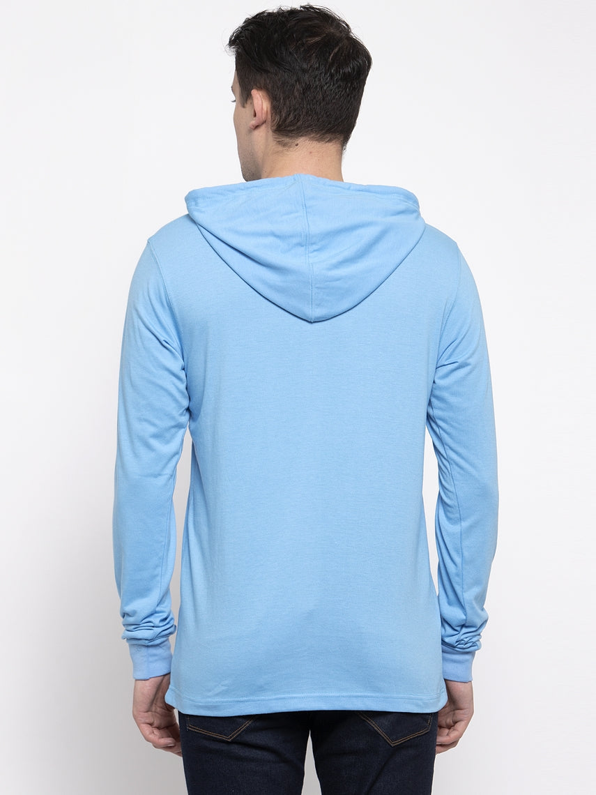 Men's Adventure Full Sleeves Hoody T-Shirt - Friskers