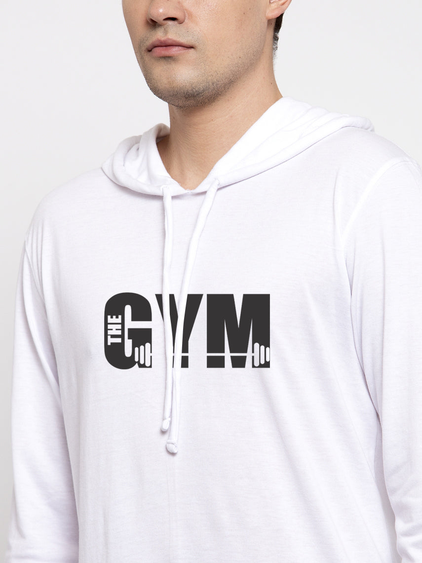 Men's Gym Full Sleeves Hoody T-Shirt - Friskers