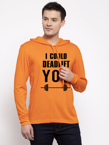 Men's I Could Dead Lift You Full Sleeves Hoody T-Shirt - Friskers