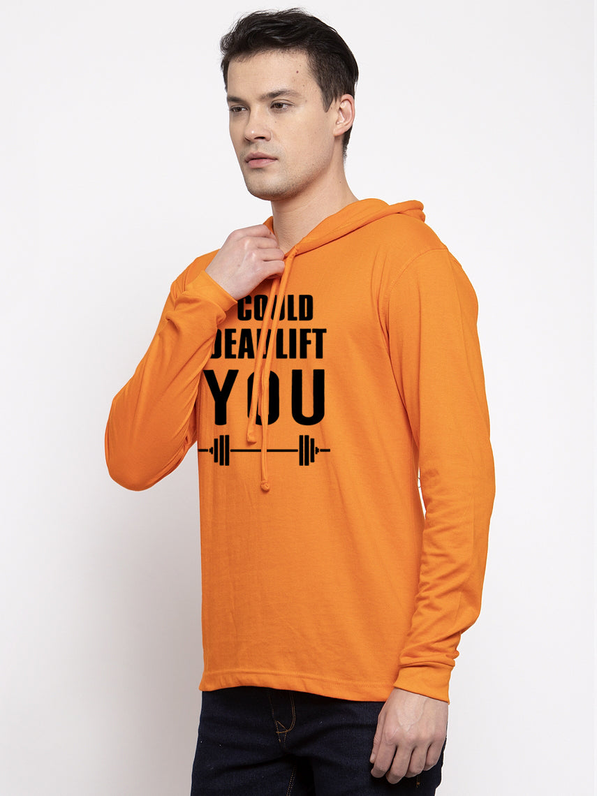 Men's I Could Dead Lift You Full Sleeves Hoody T-Shirt - Friskers