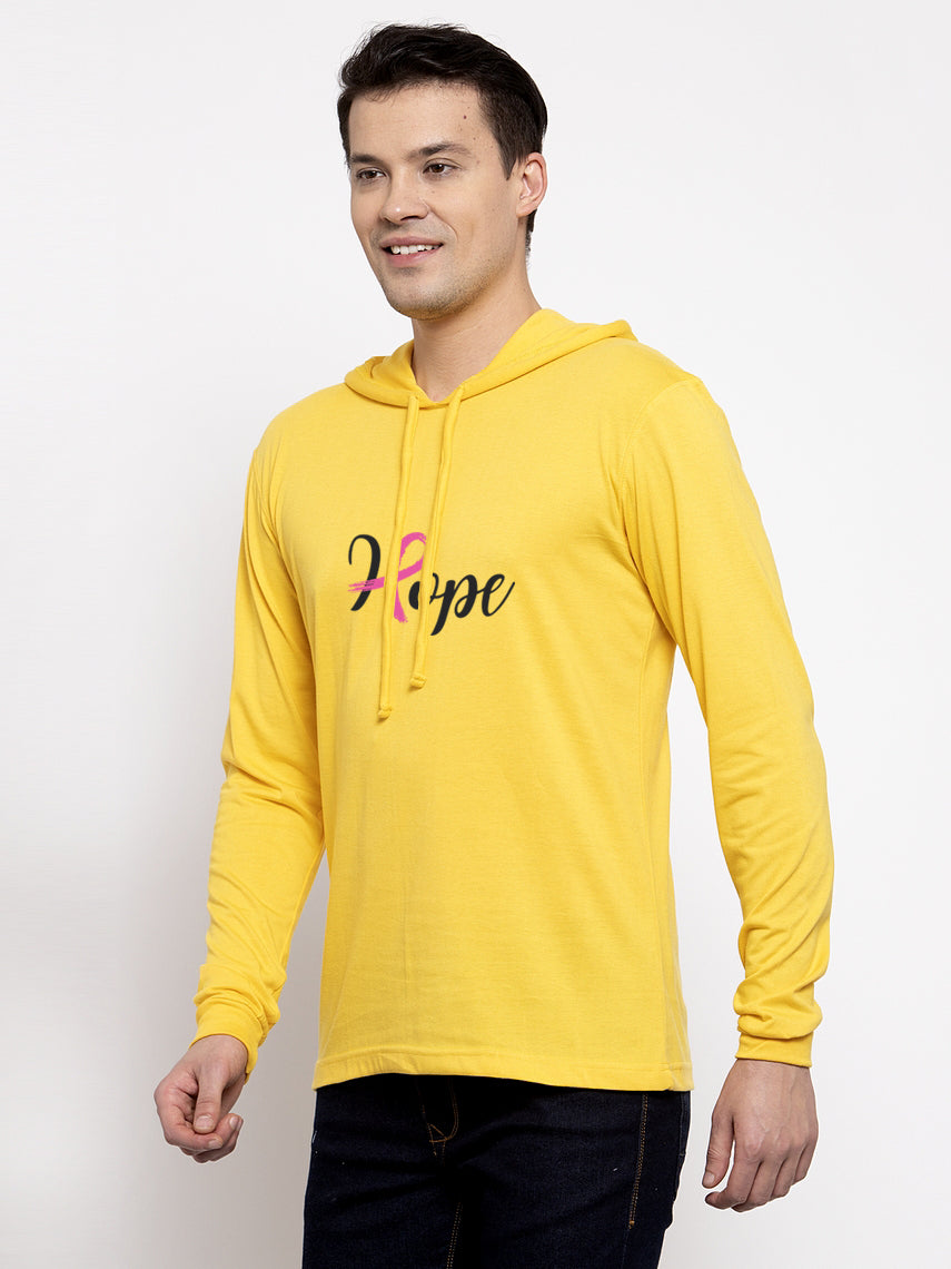 Men's Hope Full Sleeves Hoody T-Shirt - Friskers