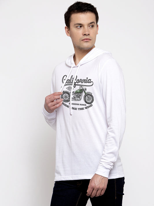 Men's California Full Sleeves Hoody T-Shirt - Friskers