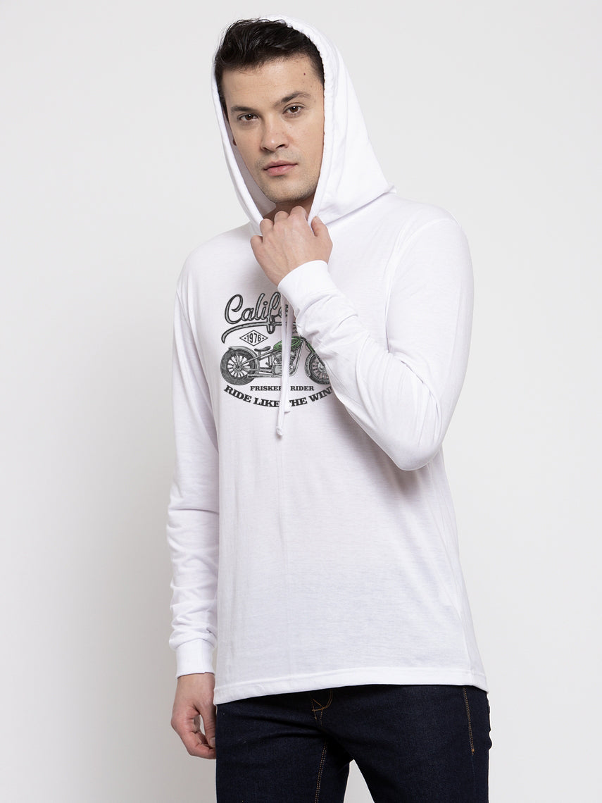 Men's California Full Sleeves Hoody T-Shirt - Friskers