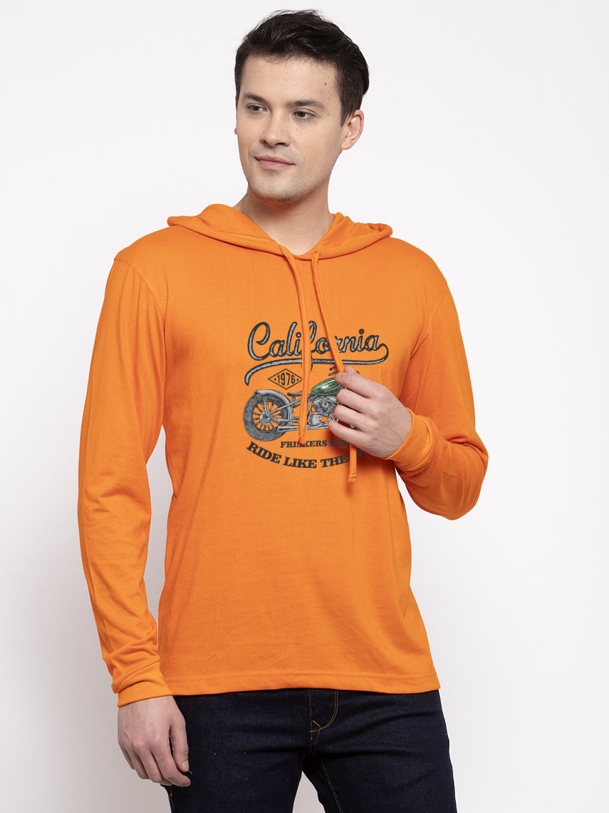 Men's California Full Sleeves Hoody T-Shirt - Friskers