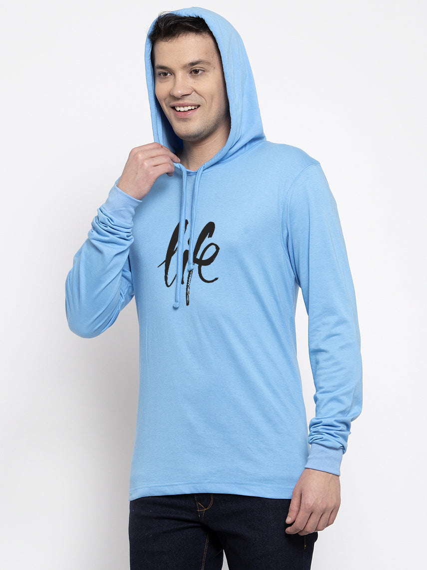 Men's Life Full Sleeves Hoody T-Shirt - Friskers
