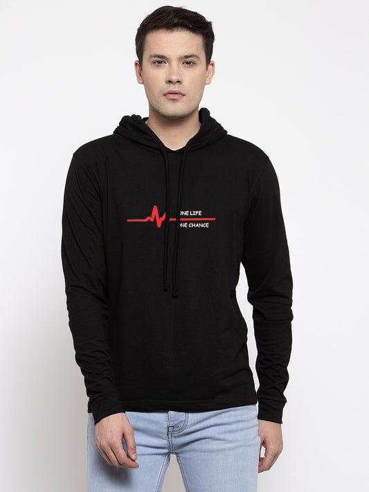 Men's One Life One Chance Hoody T-Shirt - Friskers