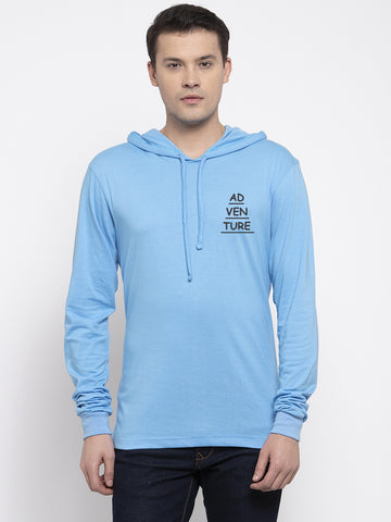 Men's Adventure Full Sleeves Hoody T-Shirt - Friskers