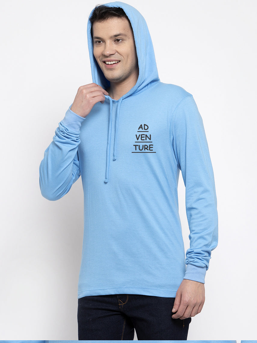 Men's Adventure Full Sleeves Hoody T-Shirt - Friskers