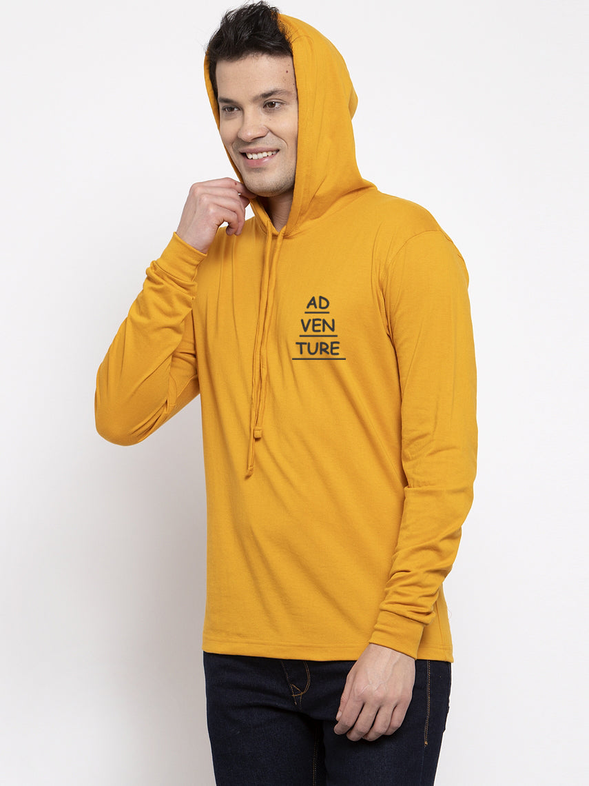 Men's Adventure Full Sleeves Hoody T-Shirt - Friskers