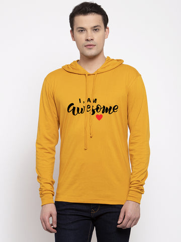 Men's I Am Awesome Full Sleeves Hoody T-Shirt - Friskers