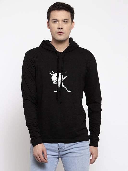 Men's Dancing Stars Full Sleeves Hoody T-Shirt - Friskers