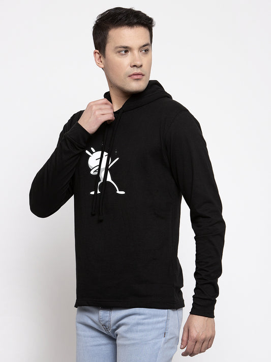 Men's Dancing Stars Full Sleeves Hoody T-Shirt - Friskers
