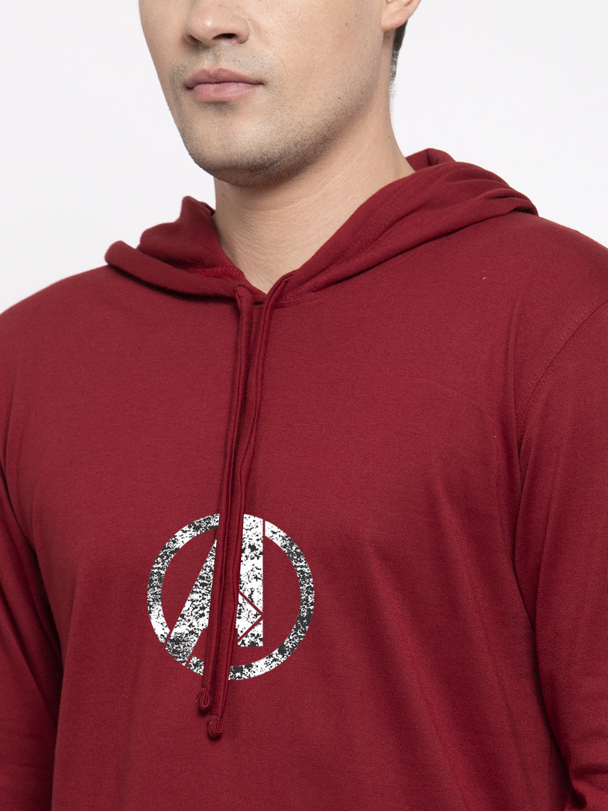 Men's Avengers Full Sleeves Hoody T-Shirt - Friskers