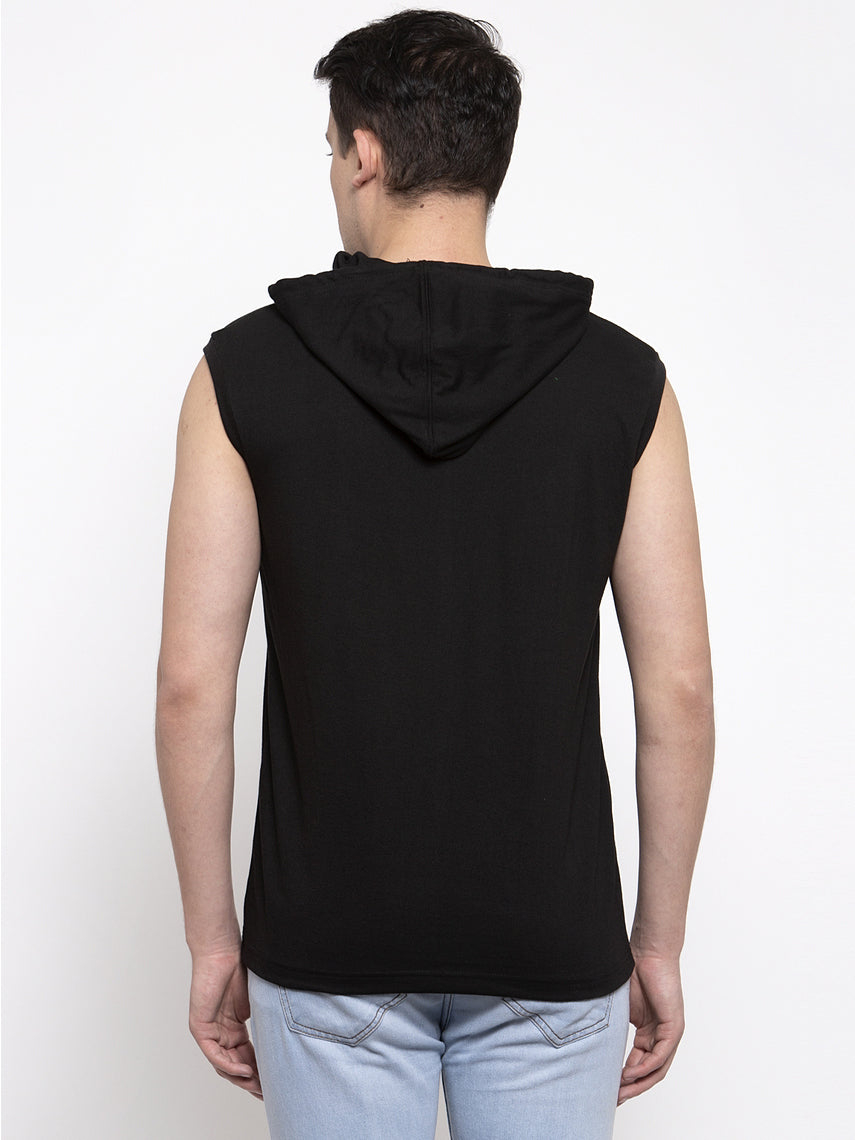 Men's Installing Muscles Sleeveless Hoody T-Shirt - Friskers