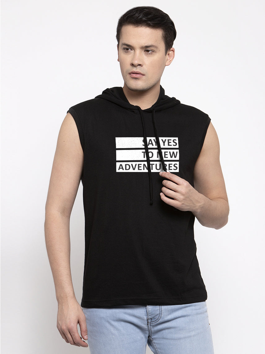 Men's Say Yes To New Adventure Hoody T-Shirt - Friskers