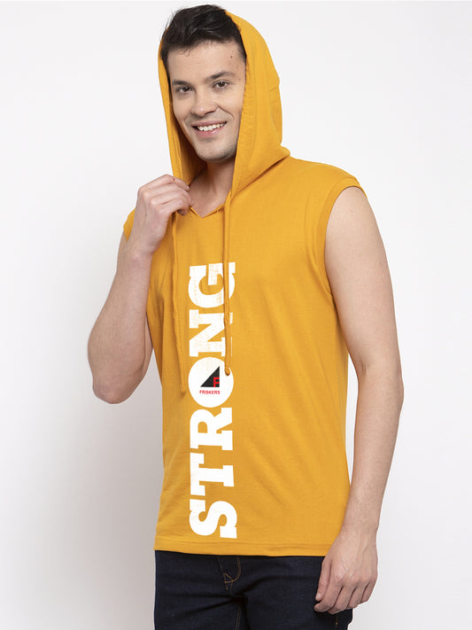 Men's Strong Sleeveless Hoody T-Shirt - Friskers