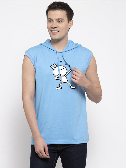 Men's Dancing Sleeveless Hoody T-Shirt - Friskers