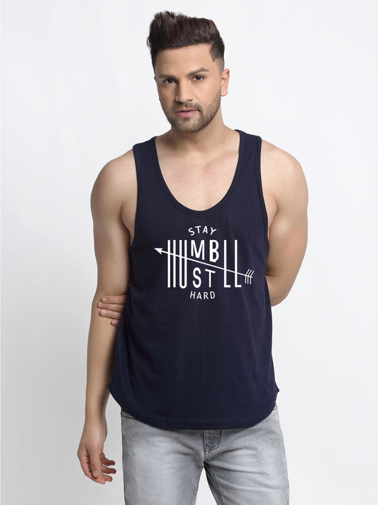 Stay Humble Hard Printed Innerwear Gym Vest - Friskers