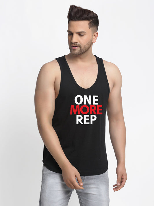One More Rep Printed Innerwear Gym Vest - Friskers