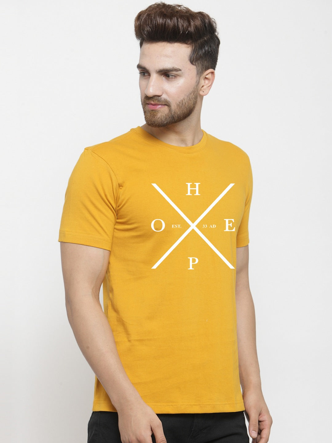 Hope Printed Clearence Round Neck T-shirt - Friskers