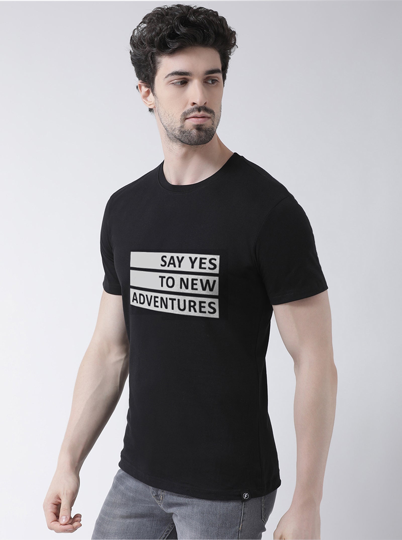 Say Yes to New Printed Clearence T-shirt - Friskers