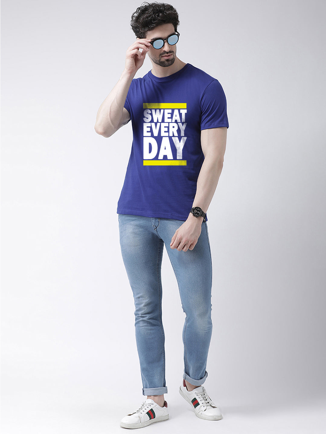 Sweet Everyday Printed Round Neck T-shirt - Friskers